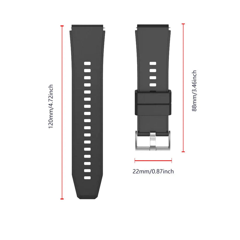G08/P70 Series TPU/Leather 6 Types Replacement Watch Straps