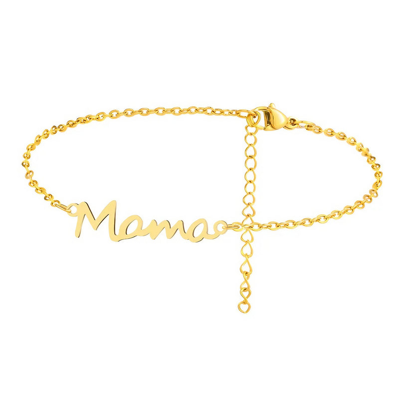 Mama Pendant Charm Bracelet
