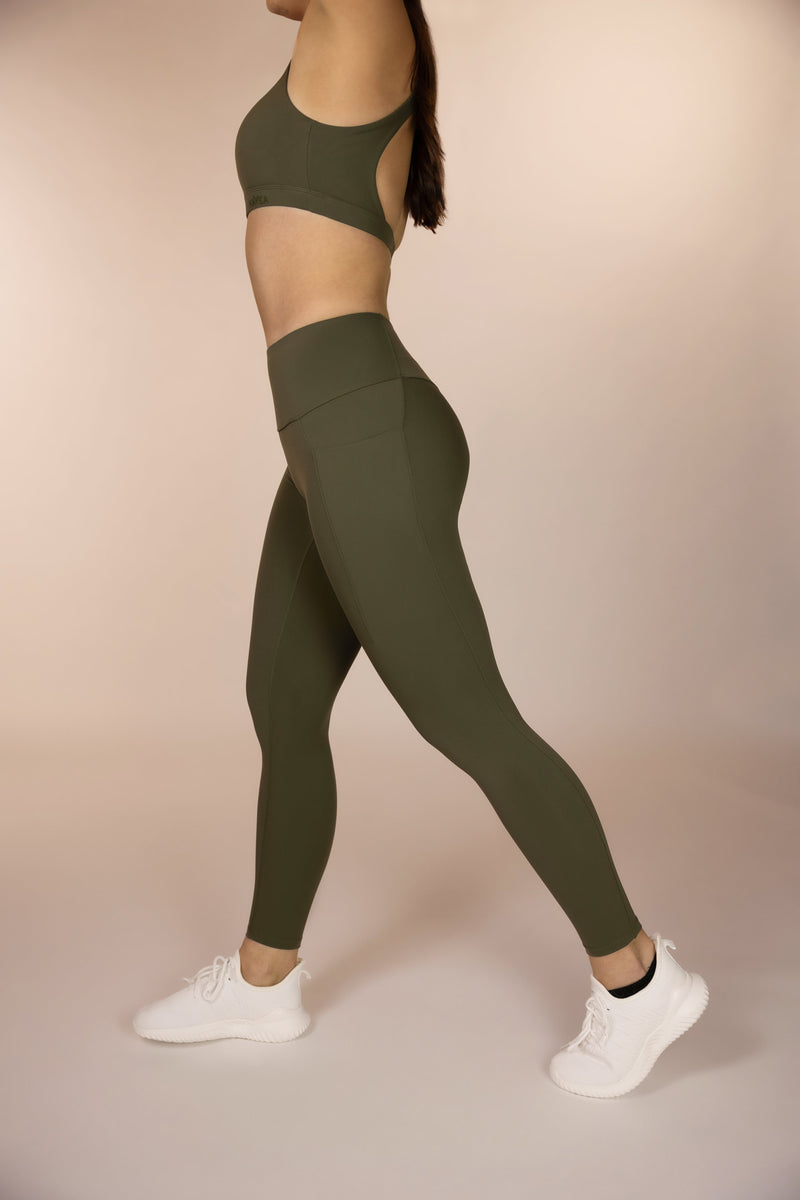BETA TRAIL LEGGINGS | DARK MOSS