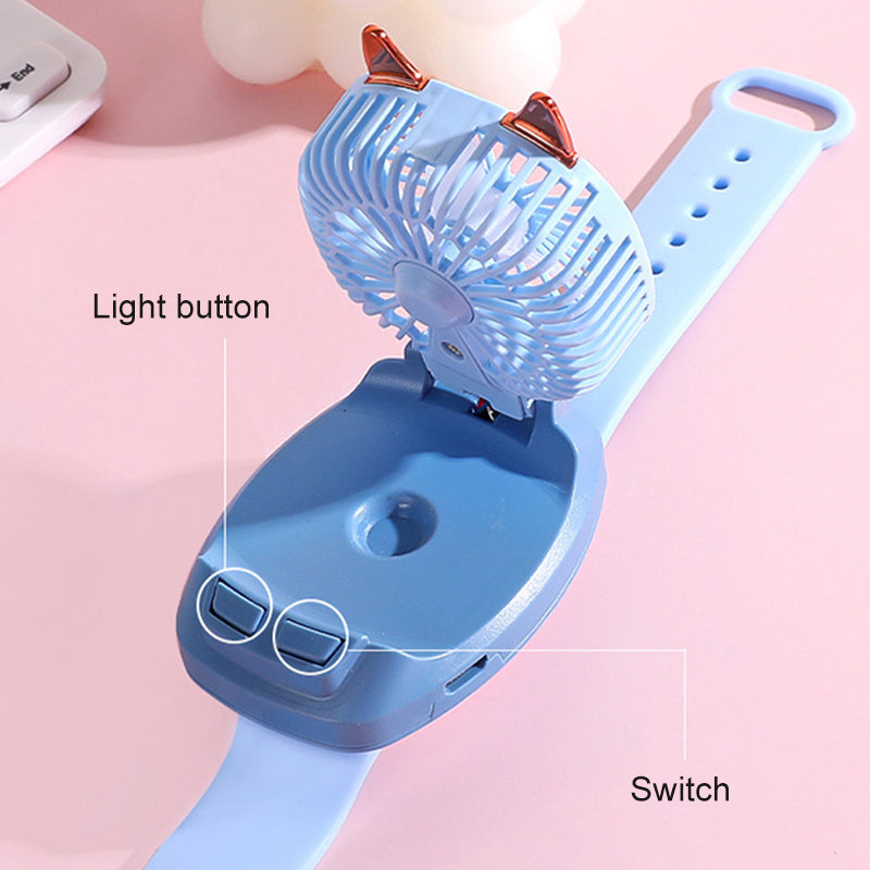 Mini Handheld Fan With Wrist