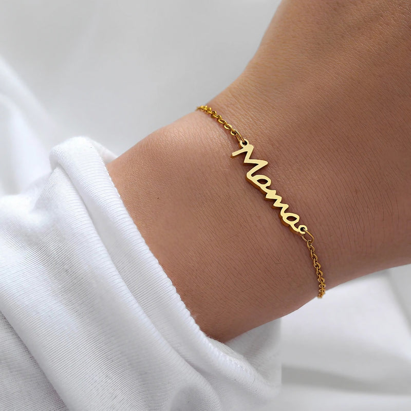 Mama Pendant Charm Bracelet