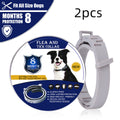 Bug Free Organic Pet Cat Dog Collar Gray Packs