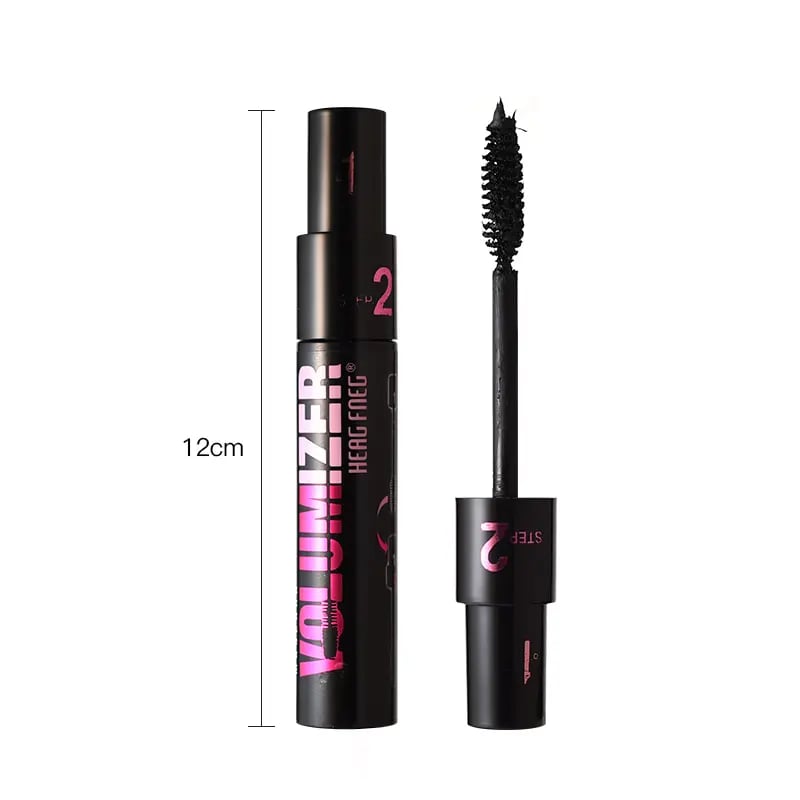 🌈🔥Achetez-en 2, obtenez-en 1 gratuit💄Mascara pour cils longs, épais et recourbés, mascara double usage 