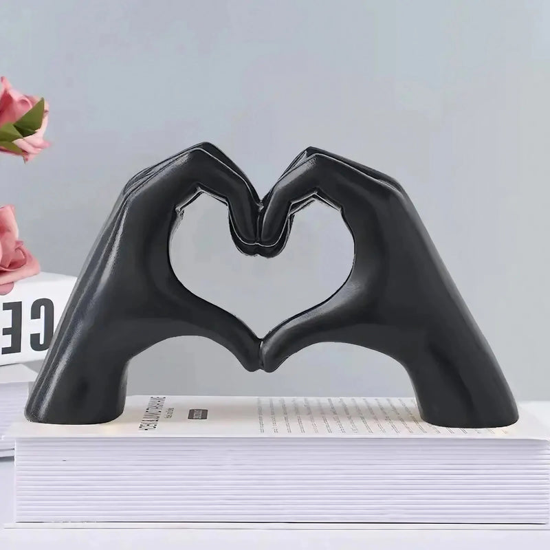 Modern Heart Hand Sculpture