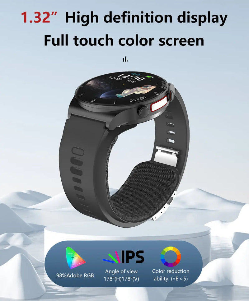 New Upgrade：FITVII™ Air Pump + Airbag Oscillometric Blood Pressure Measurement Smart Watch-50% OFF+Extra 20% OFF🔥