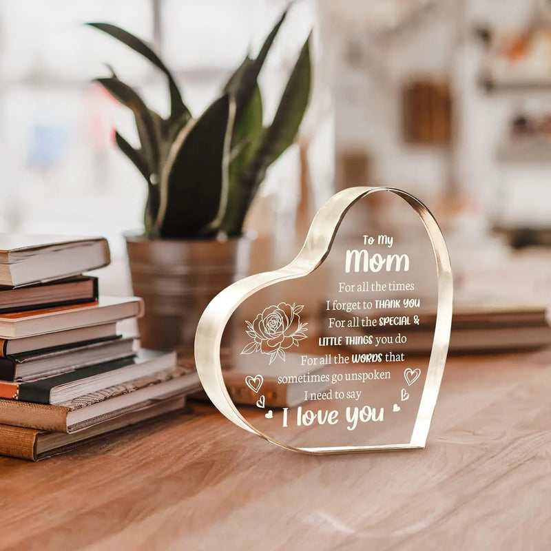 Mom Acrylic Love Letter Keepsake
