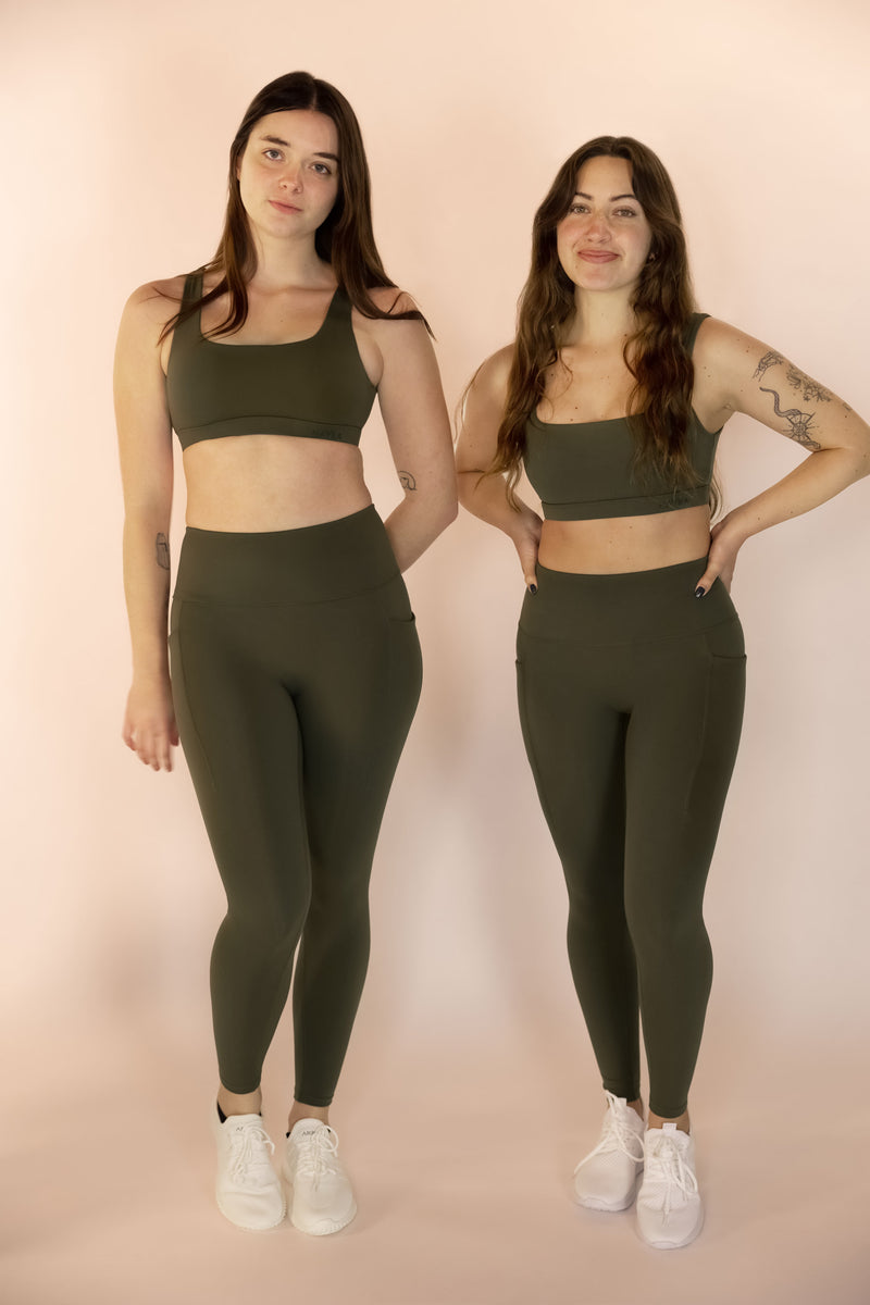 BETA TRAIL LEGGINGS | DARK MOSS