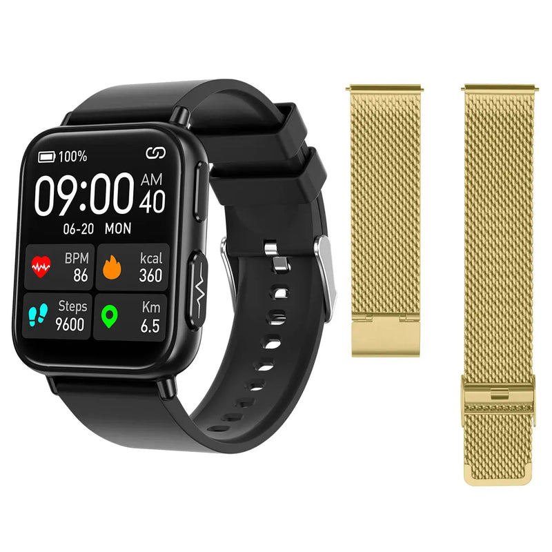 New Upgrade Fitvii™ Powerful Smartwatch ECG with Heart Rate Blood Pressure Monitor+Blood Glucose Monitor