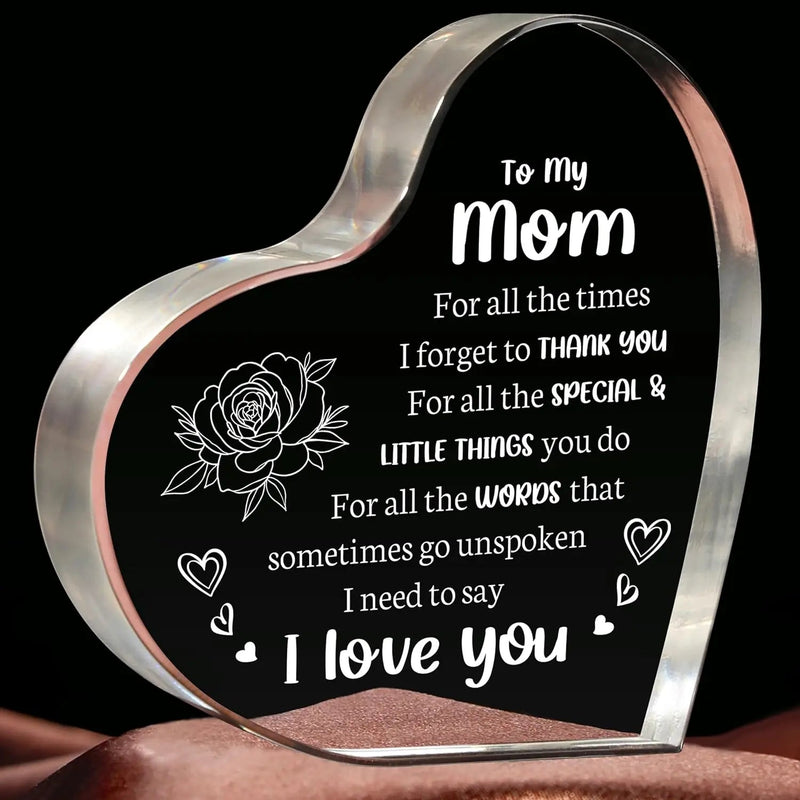 Mom Acrylic Love Letter Keepsake