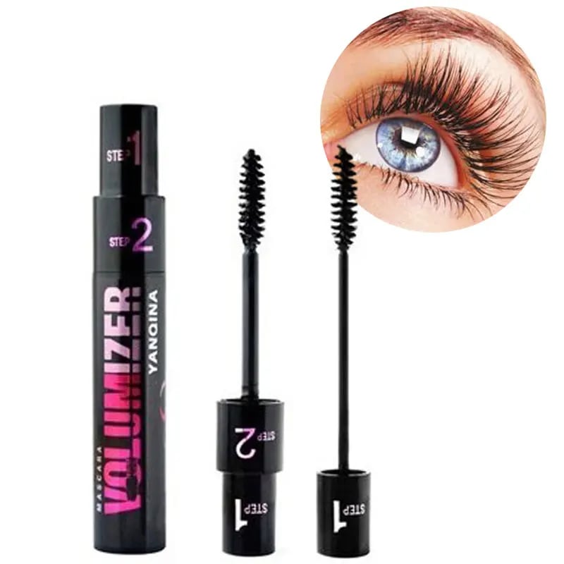 🌈🔥Achetez-en 2, obtenez-en 1 gratuit💄Mascara pour cils longs, épais et recourbés, mascara double usage 
