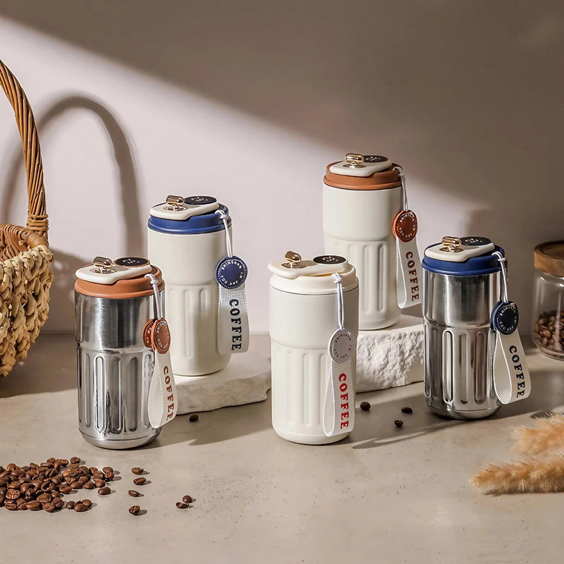 Smart Display Portable Thermal Mug