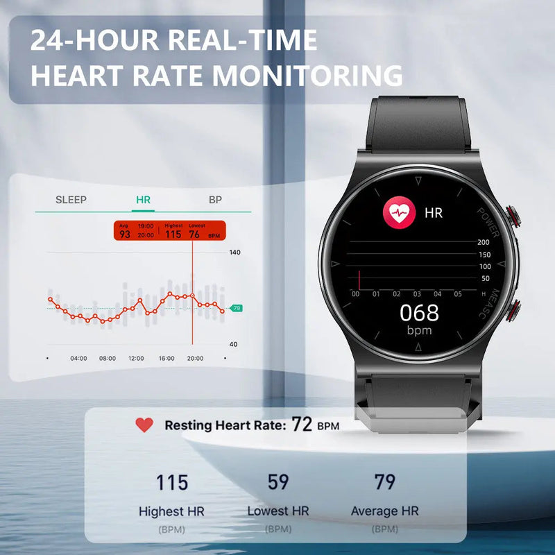 New Upgrade：FITVII™ Air Pump + Airbag Oscillometric Blood Pressure Measurement Smart Watch-50% OFF+Extra 20% OFF🔥