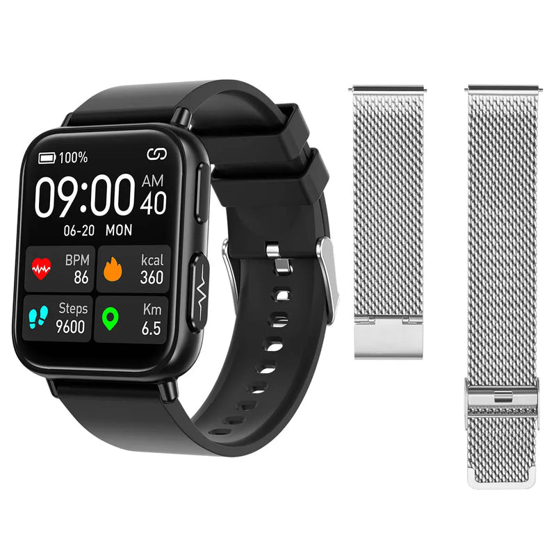 New Upgrade Fitvii™ Powerful Smartwatch ECG with Heart Rate Blood Pressure Monitor+Blood Glucose Monitor