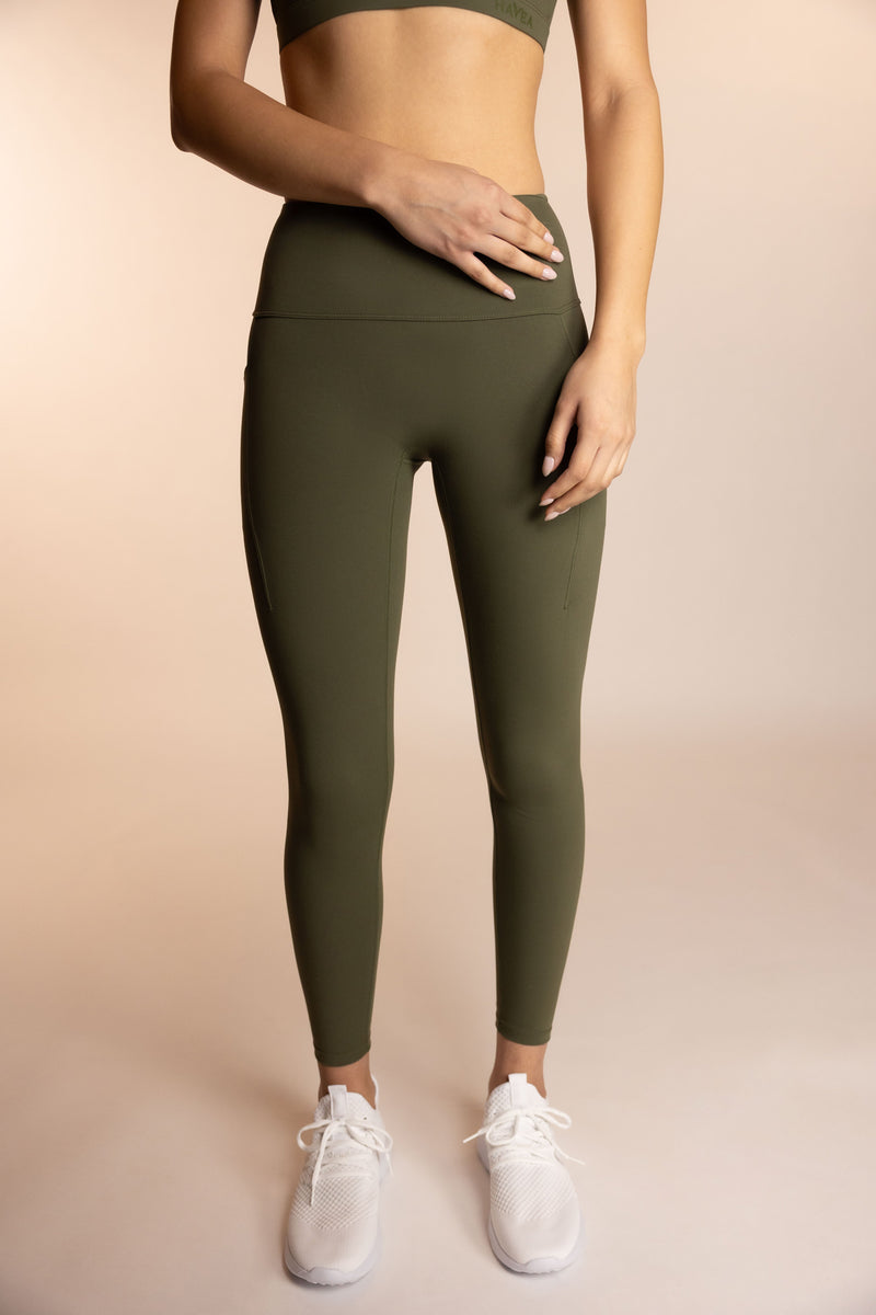 BETA TRAIL LEGGINGS | DARK MOSS
